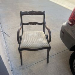 Vintage Wooden Chair slight fixer upper