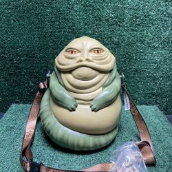 Exclusive Disney Parks Jabba The Hutt Popcorn Bucket Star Wars Collectible.