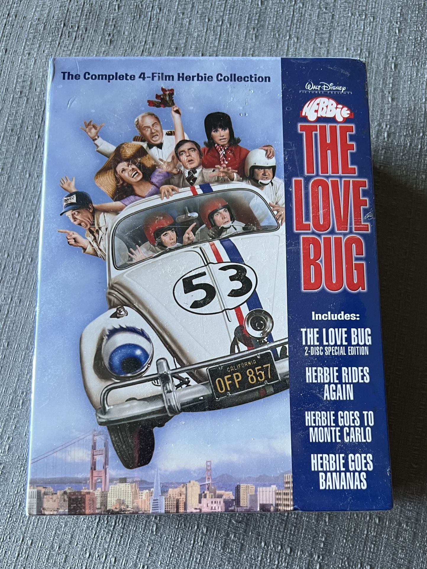 WALT DISNEY HERBIE THE LOVE BUG - 4 FILM COLLECTION DVD BOXSET! 