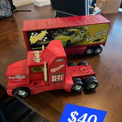 Nascar Milwaukee Diesel Toy $40