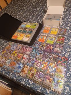 Pokémon Card Collection Lot with Binder, ready for pickup