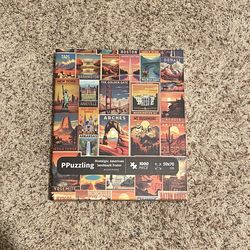 American landmark 1000 piece puzzle