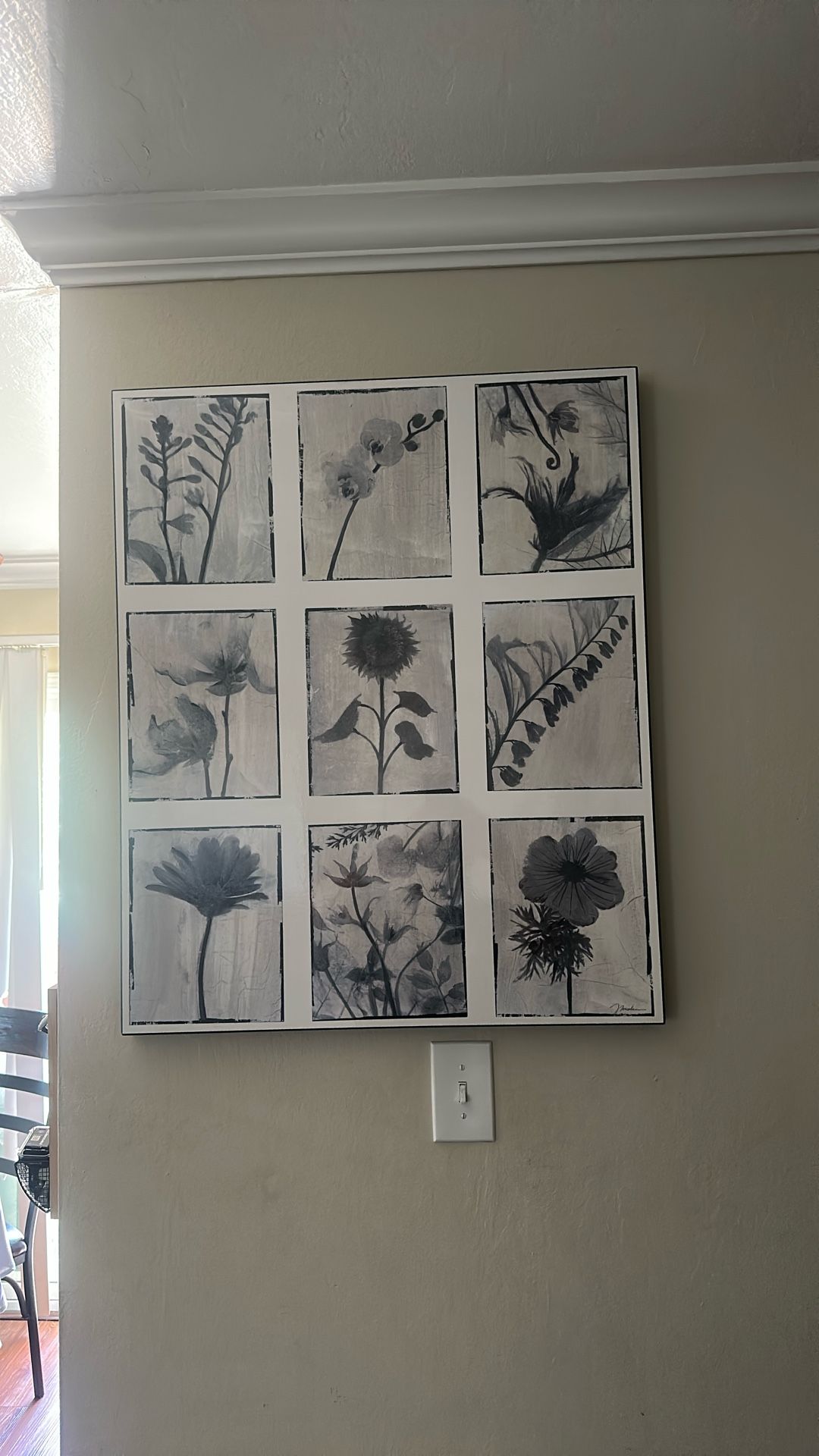 2 Flower Wall Canvas