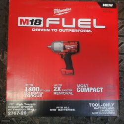 Milwaukee Impact 1/2 Fuel Brand New