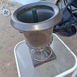 Cement Filled Urn