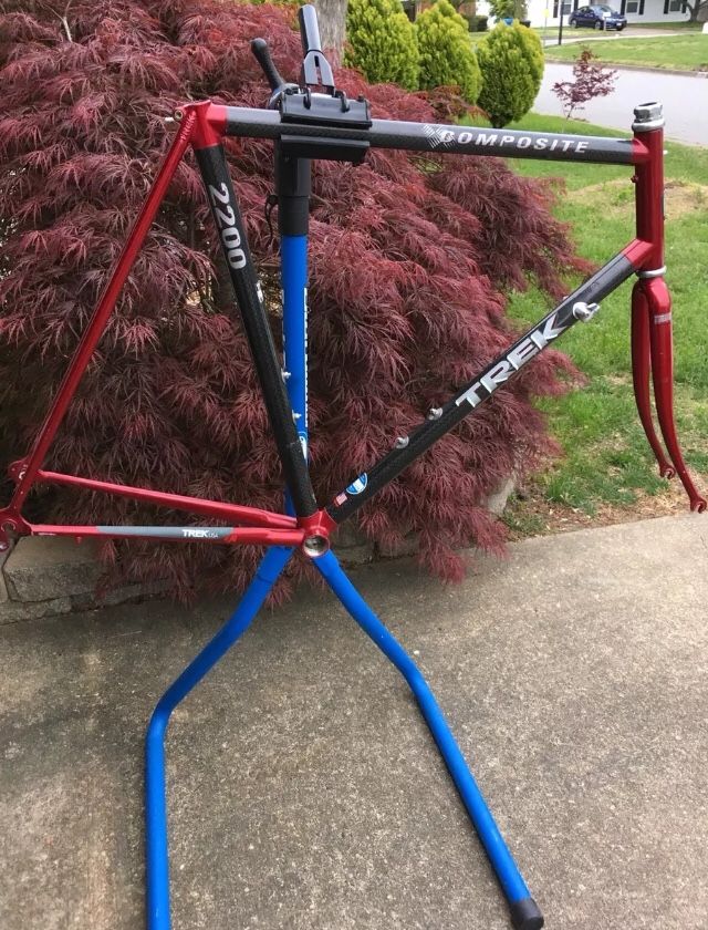 Trek 2200 Composite Easton UD Carbon 60cm Road Frameset.Handmade in U.S.A!