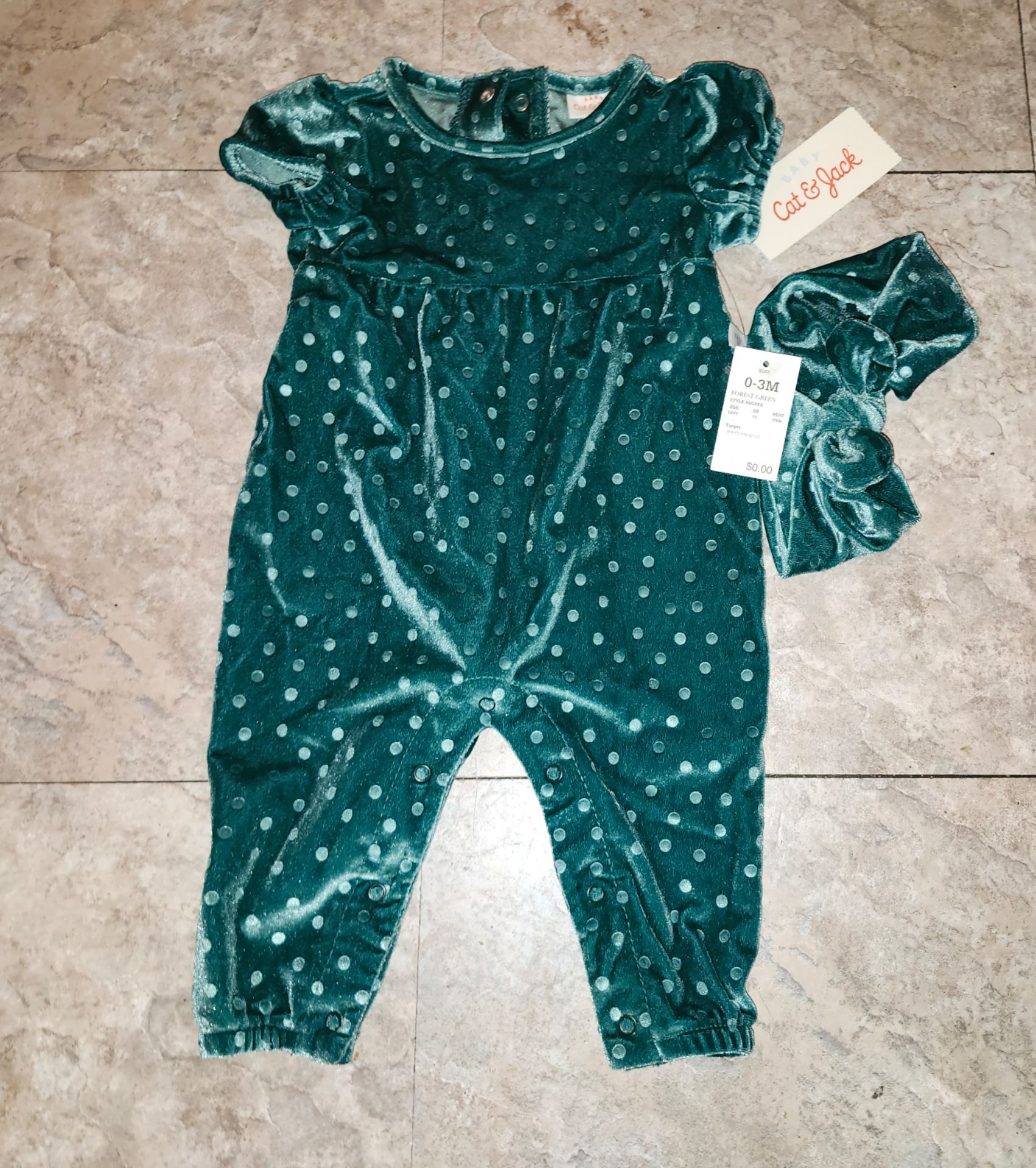 Cat& jack baby girl 2pc set new