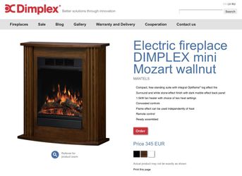 Like New Dimplex Fireplace