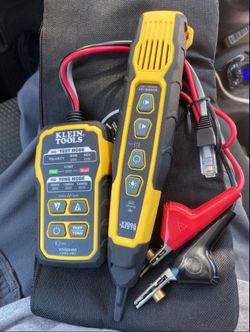 Klein Tools Tone & Probe Pro electrical wire tracing set W/ carrying pouch