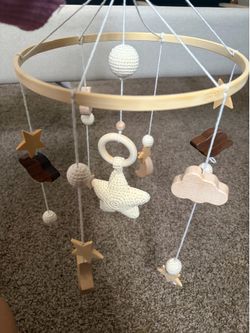 Wood Baby Mobile