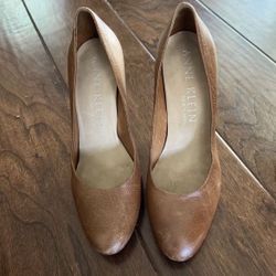 Anne Klein Women’s Heels Pumps, Brown Size 7M- All Leather- Great Condition