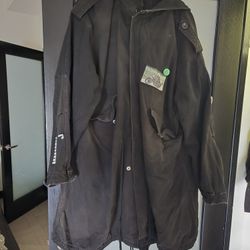 Raf Simmons Ss21 Pictures Patches Fishtail Parka Sz Xl