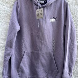 Puma women Purple Hoodie Sweater size Small 