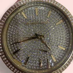 Michael Kors Gold Paved Watch 