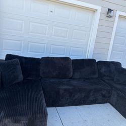 Black Sectional Couch