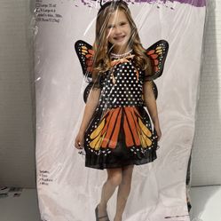 Girls Butterfly Costumes for Toddlers X- Large:4-6