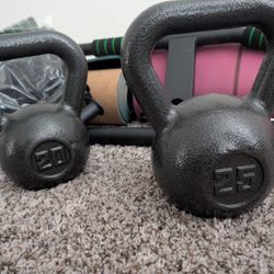 Kettle Bell, Yoga Mat