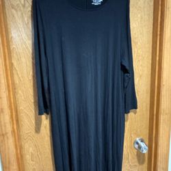 Time And True Long Sleeve Knit Dress Xxl