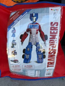 Brand new Optimus prime transformer costume 4T-6t