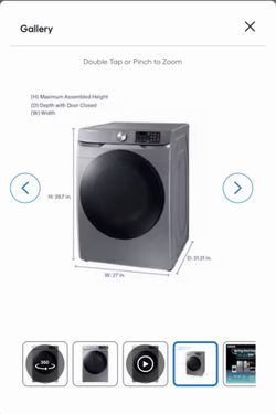 Samsung 7.5 cu. ft. Vented Stackable Electric Dryer in Brushed Black with Sensor Dry