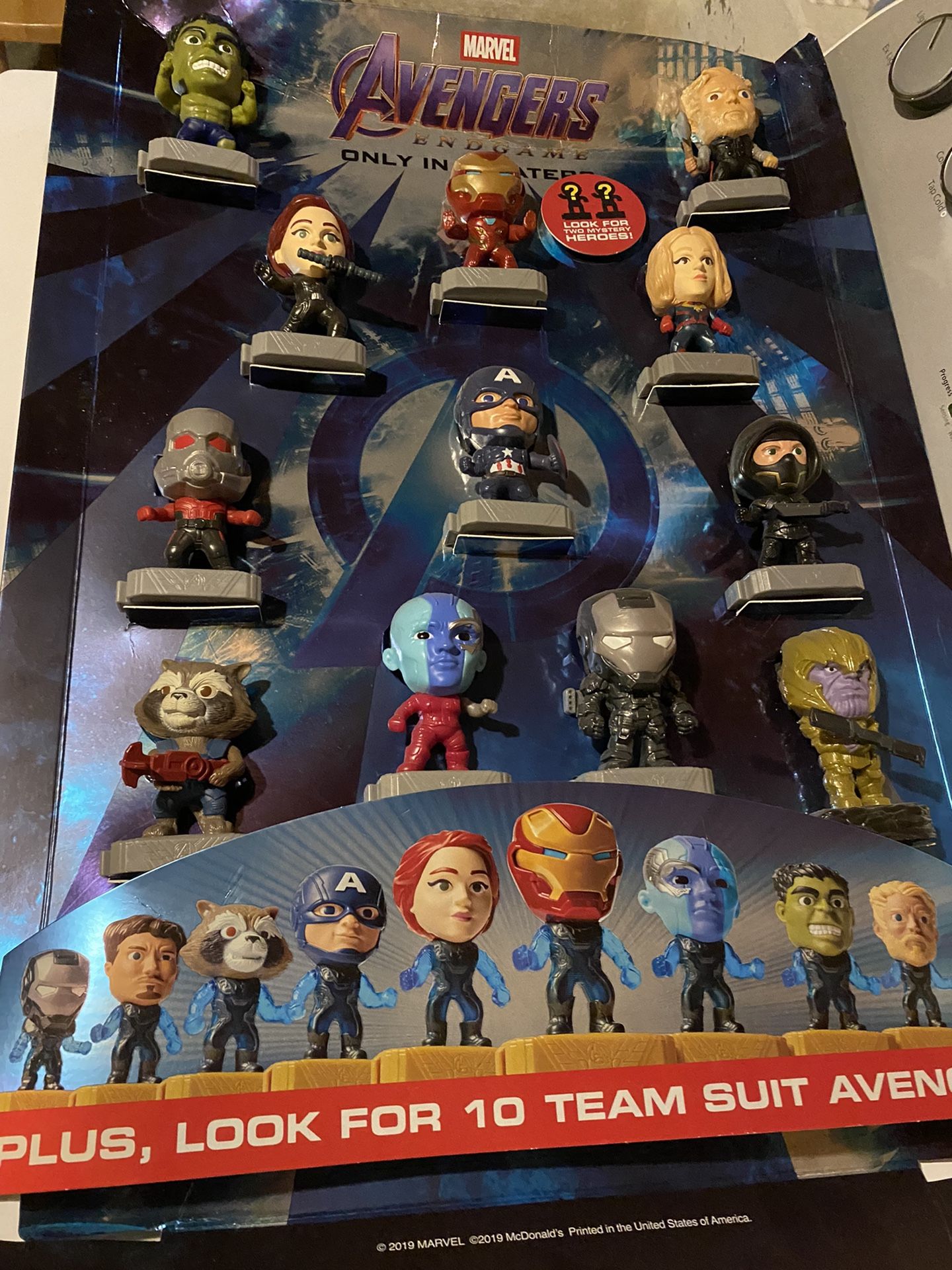 Mcdonald's mystery orders avengers