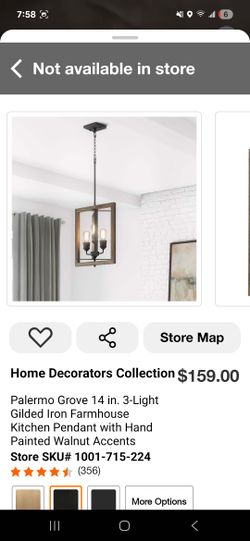 30$ Hanging Light New