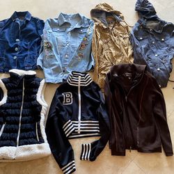 LOT OF 7  WOMENS JACKETS 