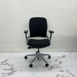 LIKE NEW STEELCASE LEAP V2 CHAIRS FULLY LOADED WITH ADJUSTABLE LUMBAR SUPPORT