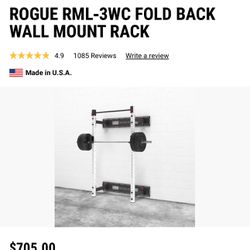 Rogue Foldable Wall Mounted Rack RML 3wc From Led Rack With Stringer 