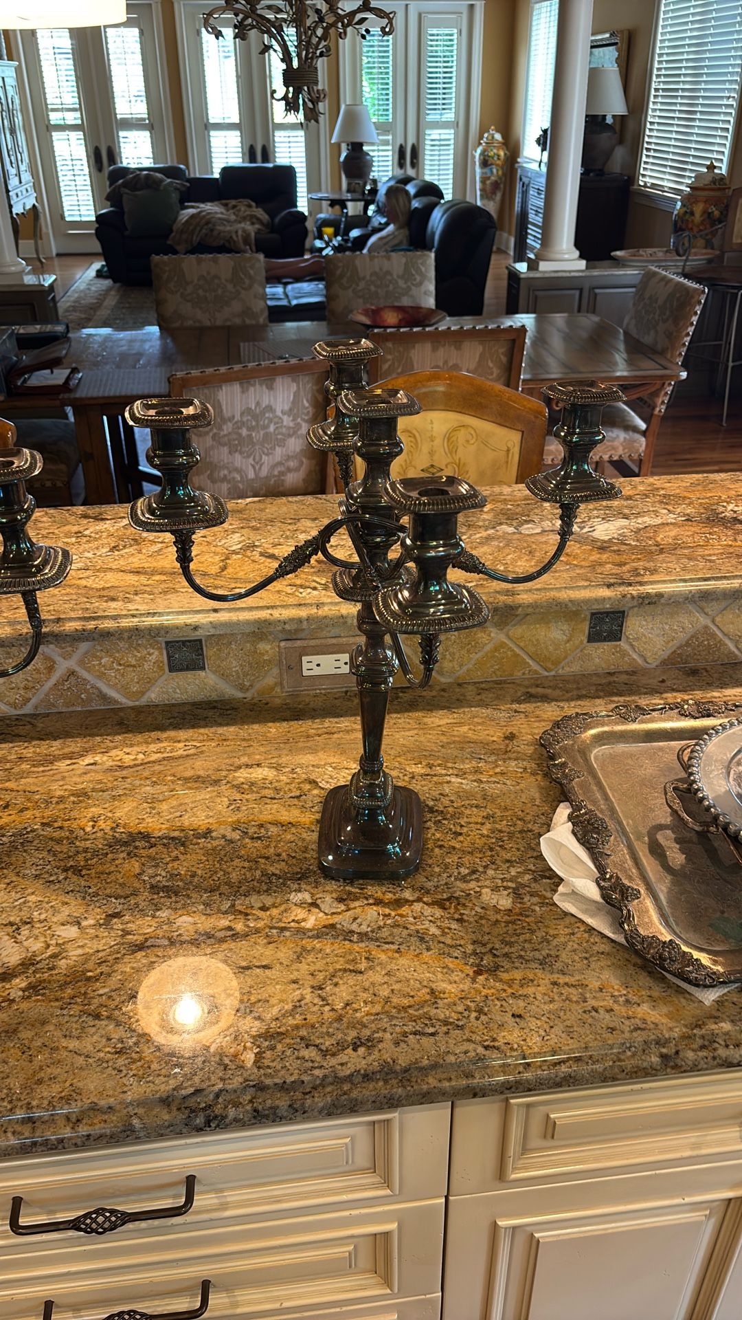 Two beautiful candleholders