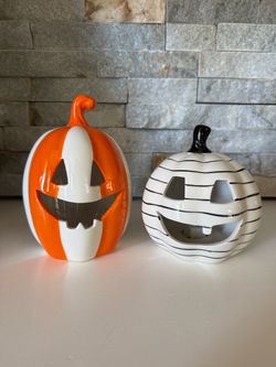 Light up pumpkins