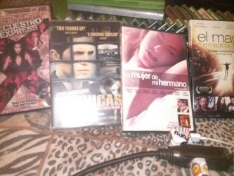 4 Peluculas dvd en espanol