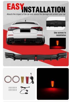 2022-2026 Honda civic sedan rear diffuser