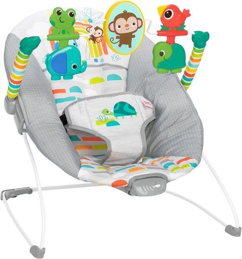Bright Starts Playful Paradise Baby Bouncer – Brand New!