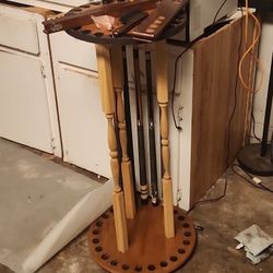 Pool Sticks and Fishing Rod Holder
