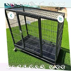 field cause Firm Metal Dog Crates - Stable and Secure
