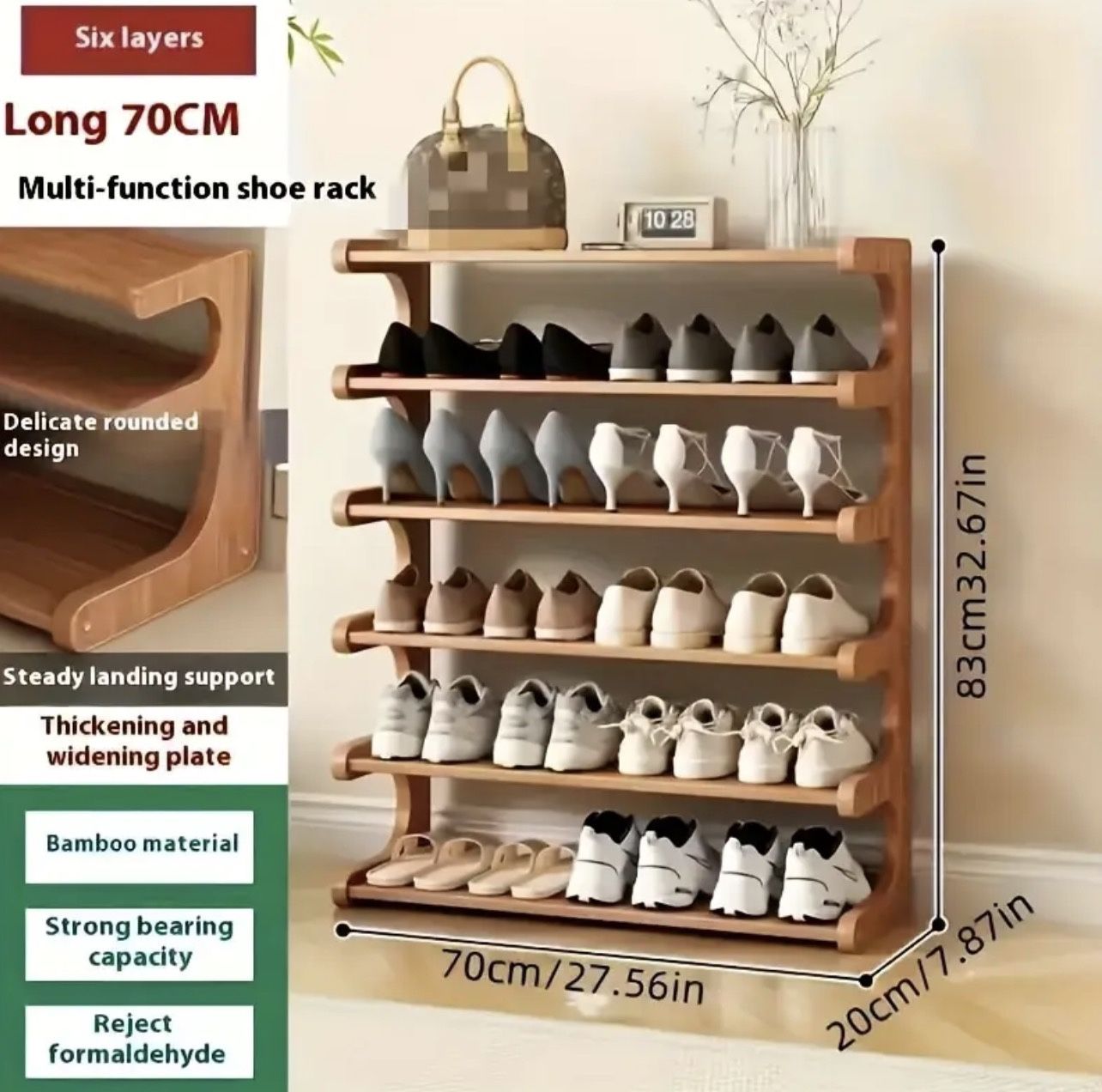 6 Teir Shoe Rack