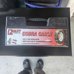 Cobra Cable Snow Tire Chains (Model 1030) - SAE Class "S"