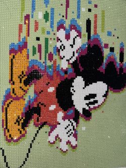 mickey in motion diamond art painting 
