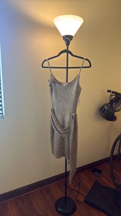 JLUXLABEL Gold Golden Dusk Sequin Dress M