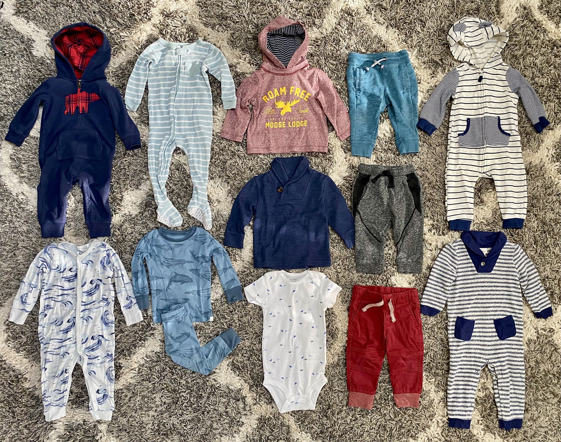 Baby boys 12 months fall / winter clothing lot