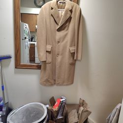 Brooks Brothers Mens Wool Overcoat