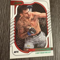 Aleksander Rakic Numbered 25/99 Card