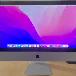 Apple iMac A1418 21.5” AIO Iris Pro FHD Late 2013 QuadCore i5-4570R 2.7GHz 8GB RAM 1TB HDD Monterey