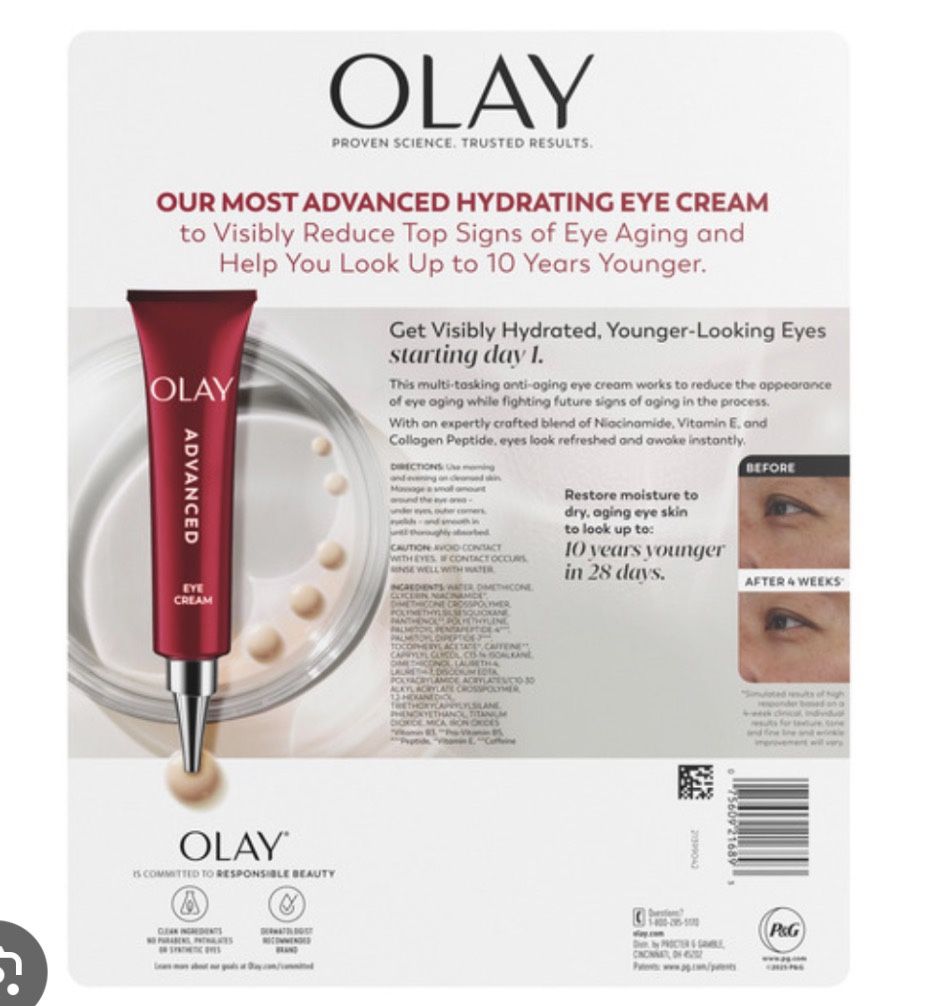 Olay Advanced Eye Cream 2-pack kit.