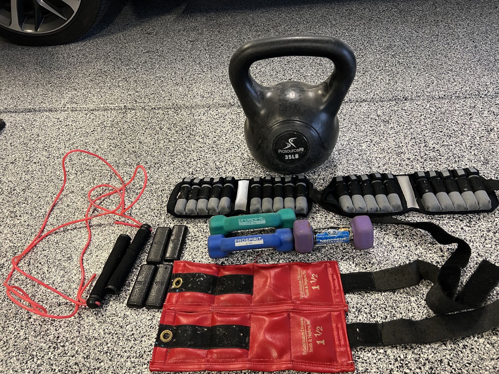 35 Pond Kettle Ball With Extra Jump Rope