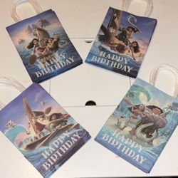 Moana Birthday Bags
