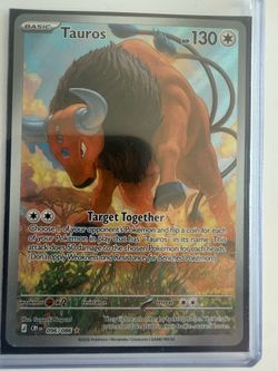 Tauros Illustration Rare (#096/086) from the Pokémon TCG: Chaos Rising set