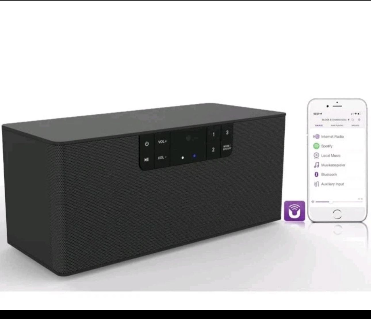 Hi Fi Stereo System Internet Radio with Spotify Connect and