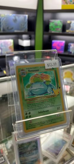 Venusaur 25th celebrations card
